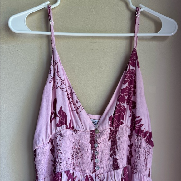 Ava Sky Fighting Eel Plumeria Romper - Picture 2 of 5